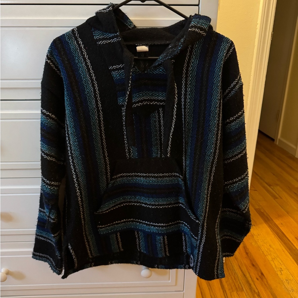 Knit hoodie